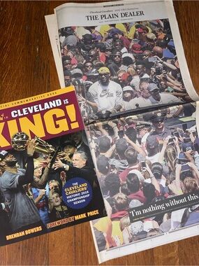 Cleveland Cavaliers 2016 Championship  Plain Dealer newspaper + book Cavs